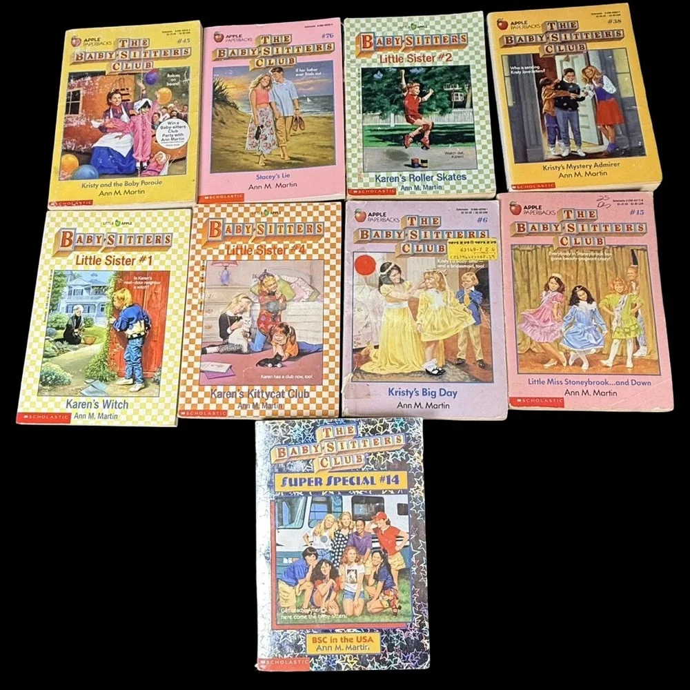 Baby-Sitters Club Little Sister Mixed Lot of 9 Vintage Scholastic Paperbacks‎